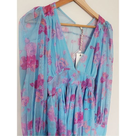 LoveShackFancy Varsha Dress in Ocean Reef Size 2 NWT - Picture 6 of 13